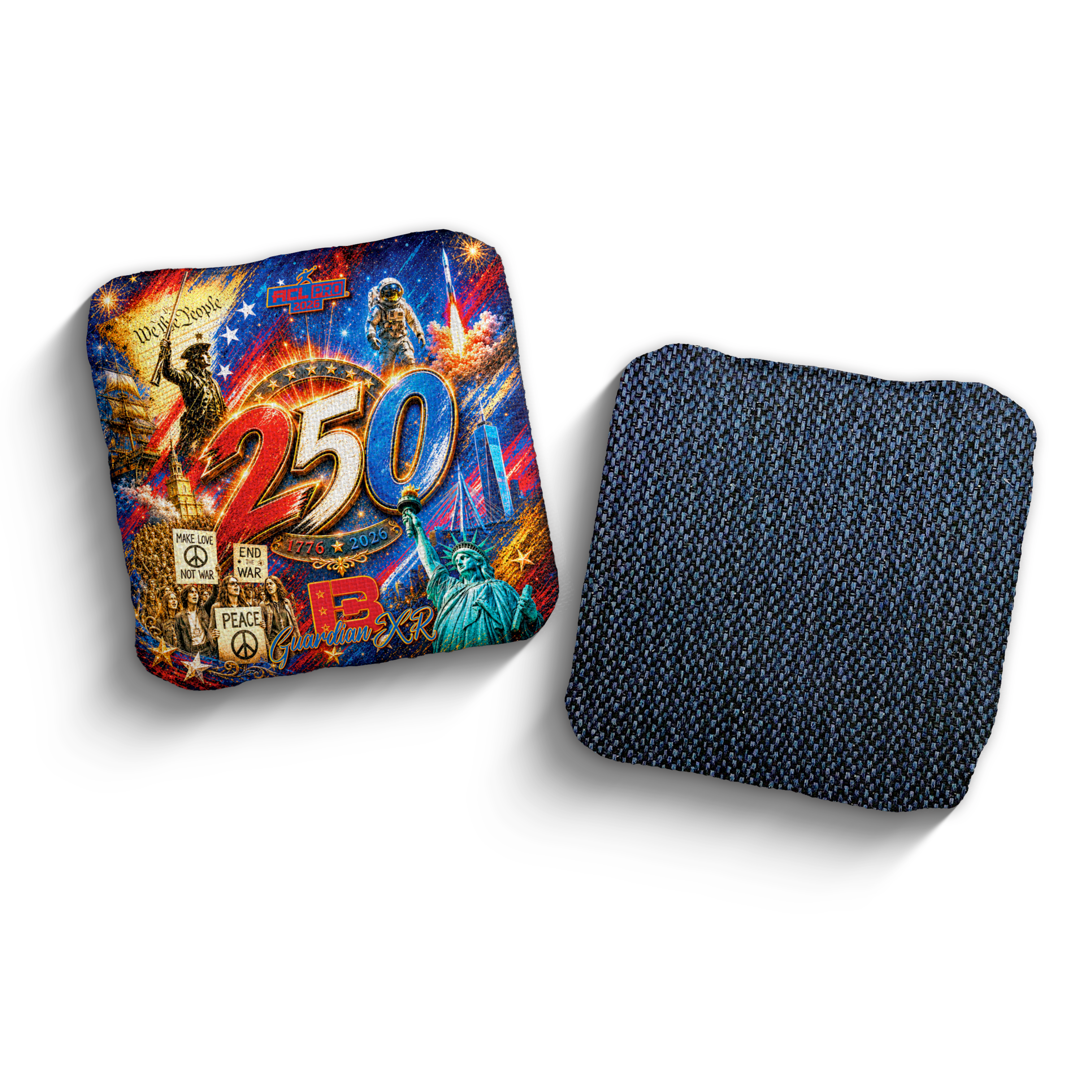 2026 Brotherhood Cornhole Guardian X 250th Anniversary Edition ACL Pro Stamped Cornhole Bags