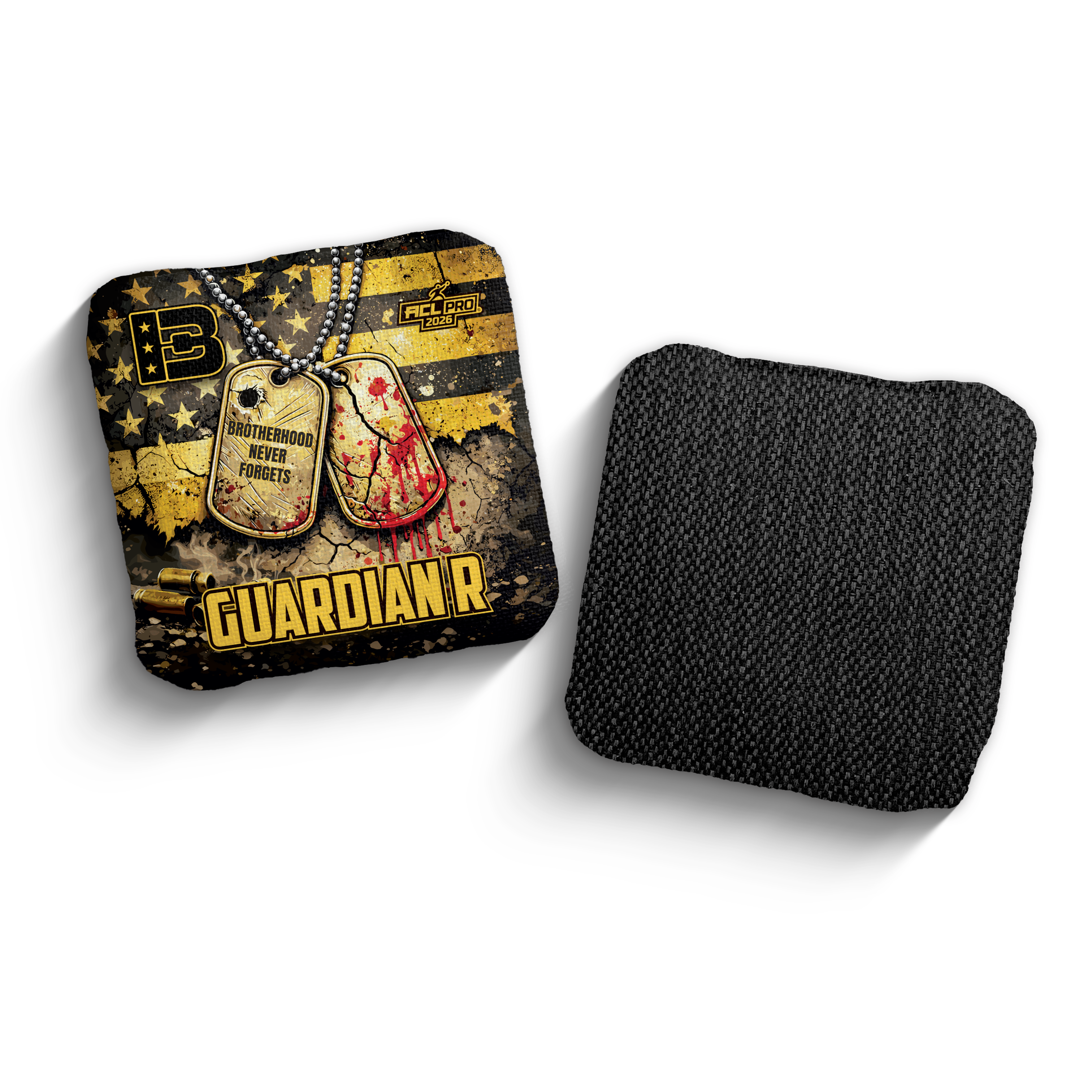 2026 Brotherhood Cornhole Guardian Memorial Day Edition ACL Pro Stamped Cornhole Bags
