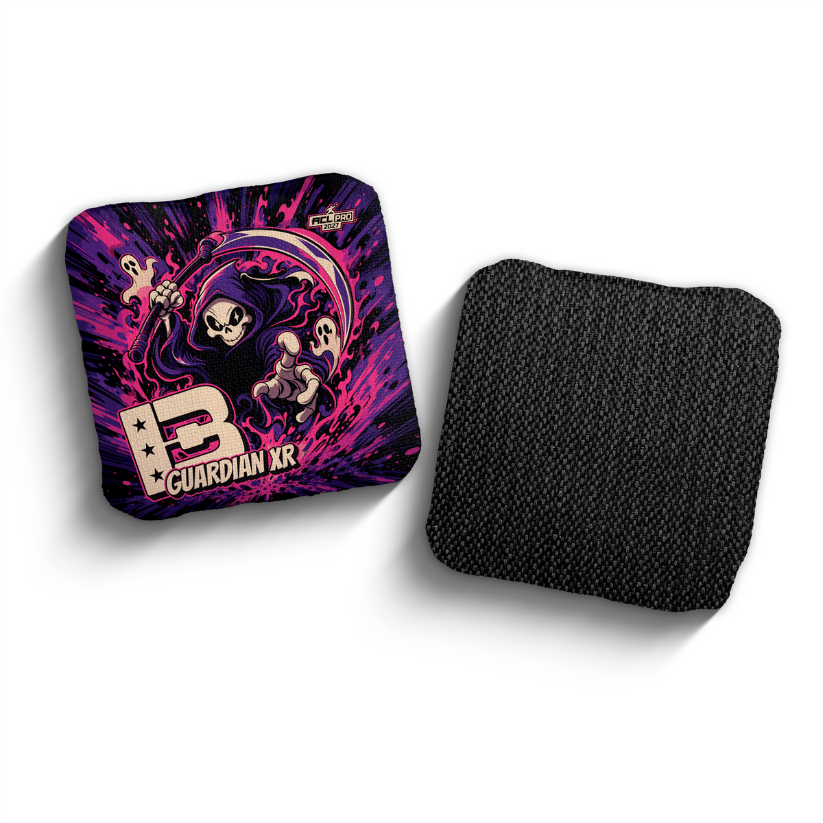 2027 Brotherhood Cornhole Guardian X Reaper Parade Edition ACL Pro Stamped Cornhole Bags - Purple