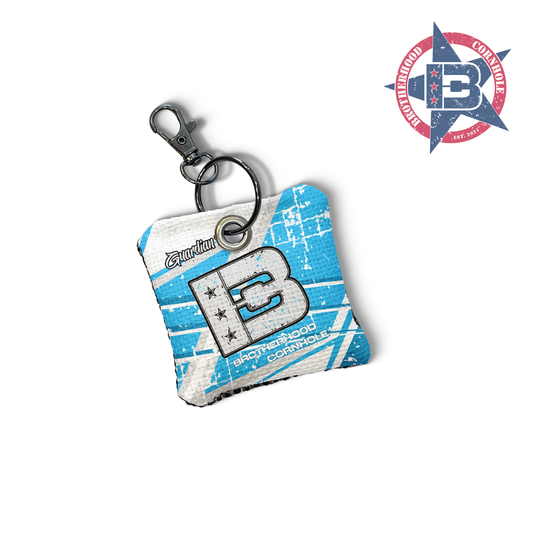 Brotherhood Cornhole Black Grunge Spa Edition Key Chain
