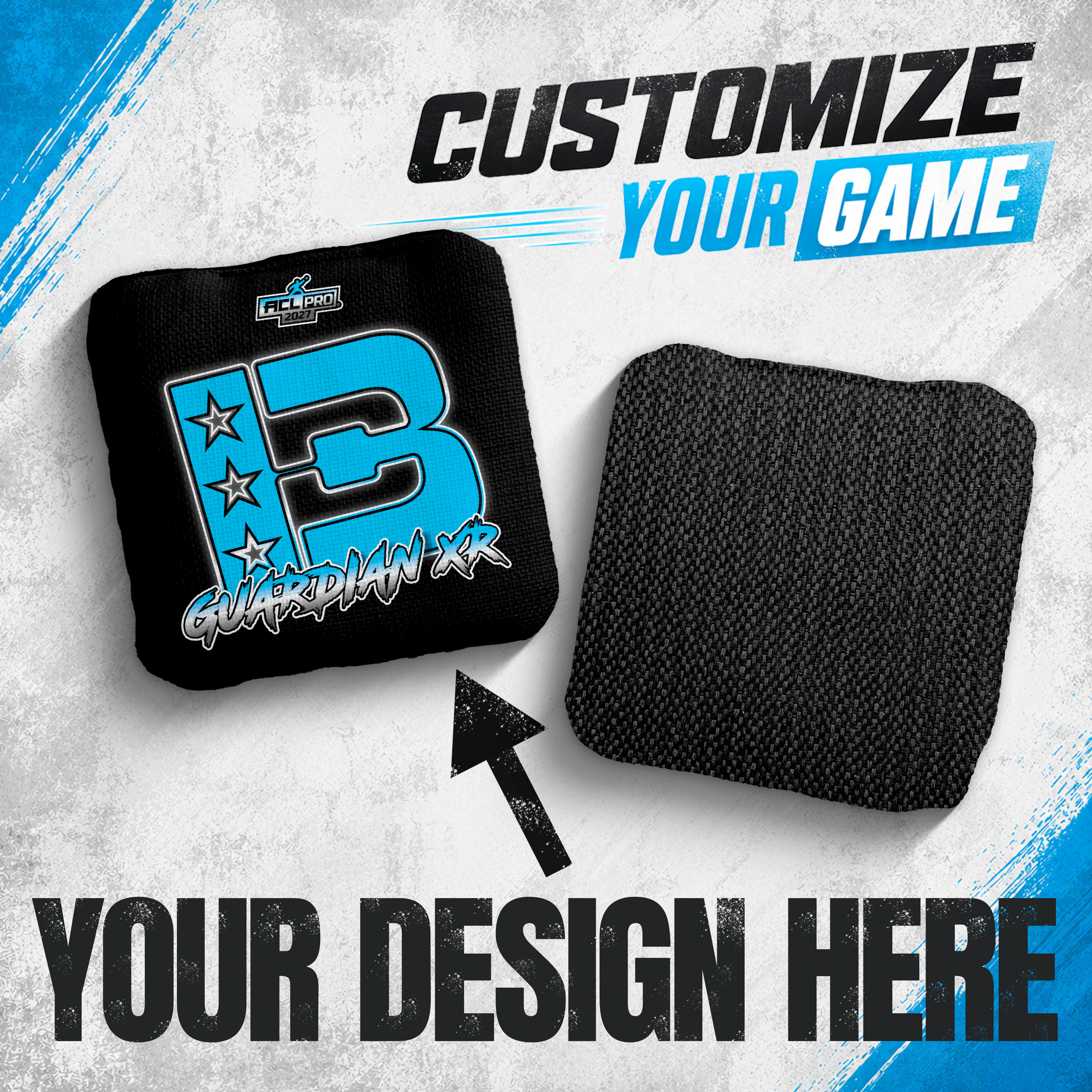 2027 Brotherhood Cornhole Custom Guardian X ACL Pro Stamped Cornhole Bags