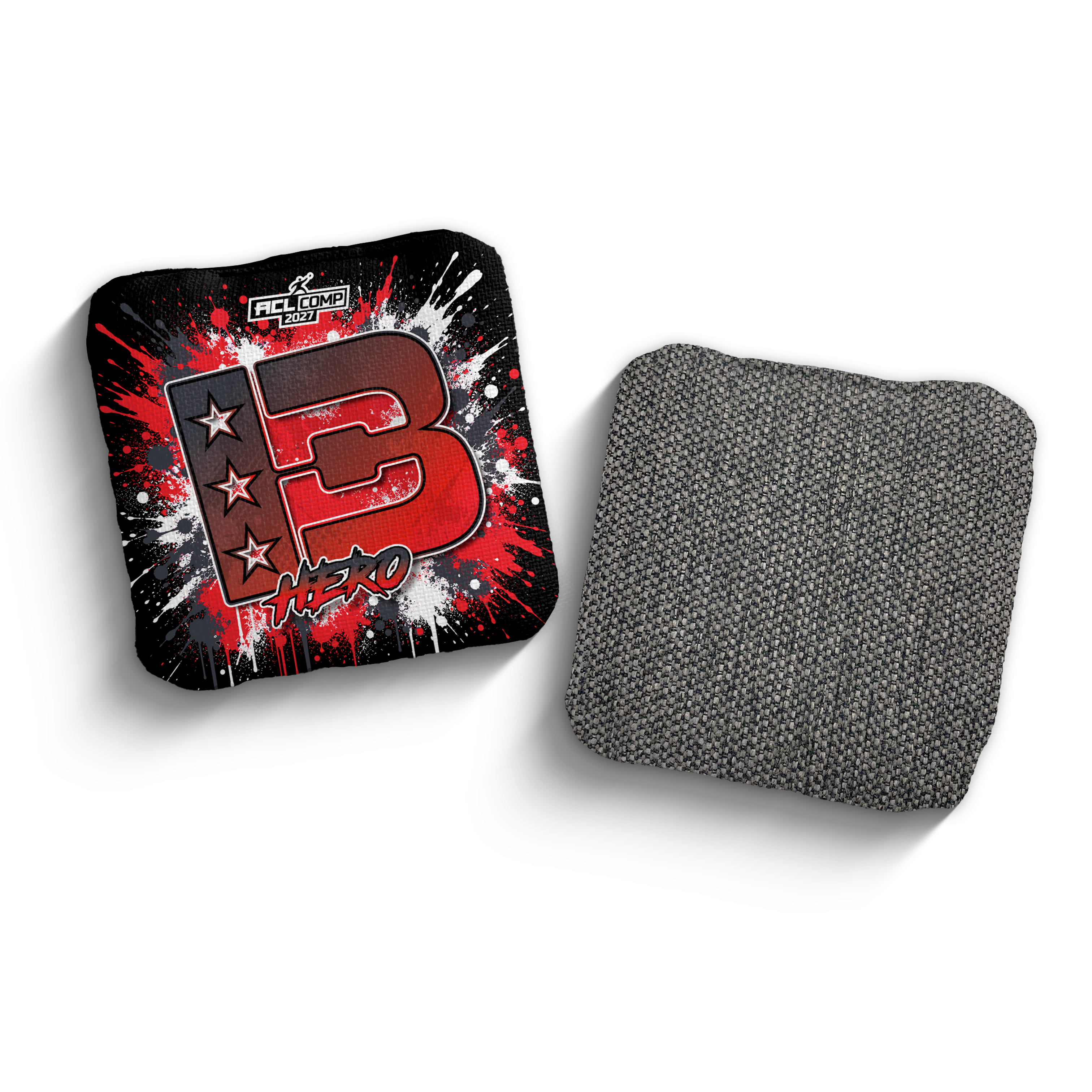 2027 Brotherhood Cornhole Hero Splatter Edition ACL Comp Stamped Cornhole Bags