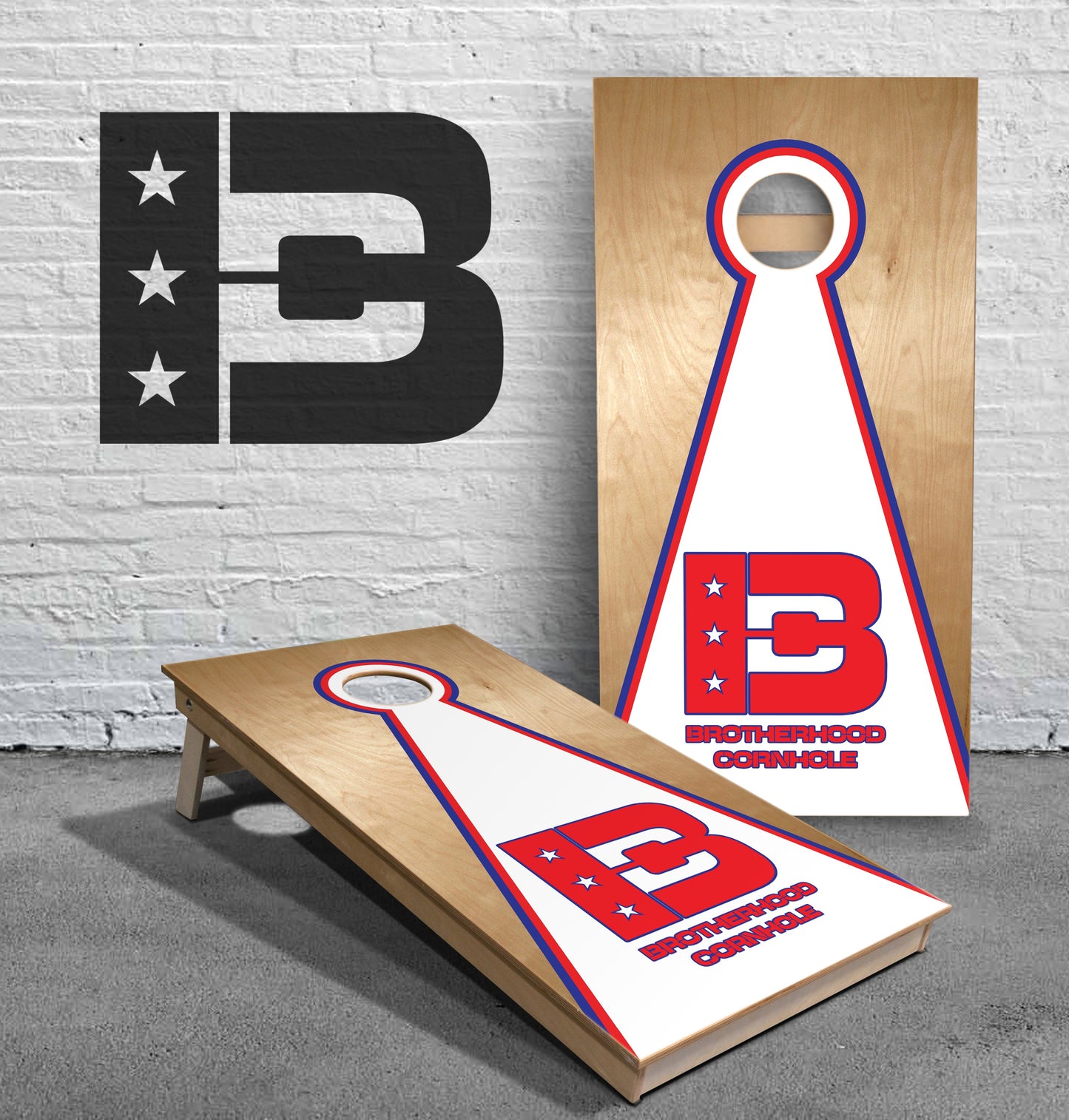 Pro Brotherhood Boards - Regulation 2' x 4' Tournament Cornhole Set 18mm(3/4") Baltic Birch!