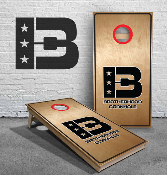 Pro Brotherhood Boards - Regulation 2' x 4' Tournament Cornhole Set 18mm(3/4") Baltic Birch!