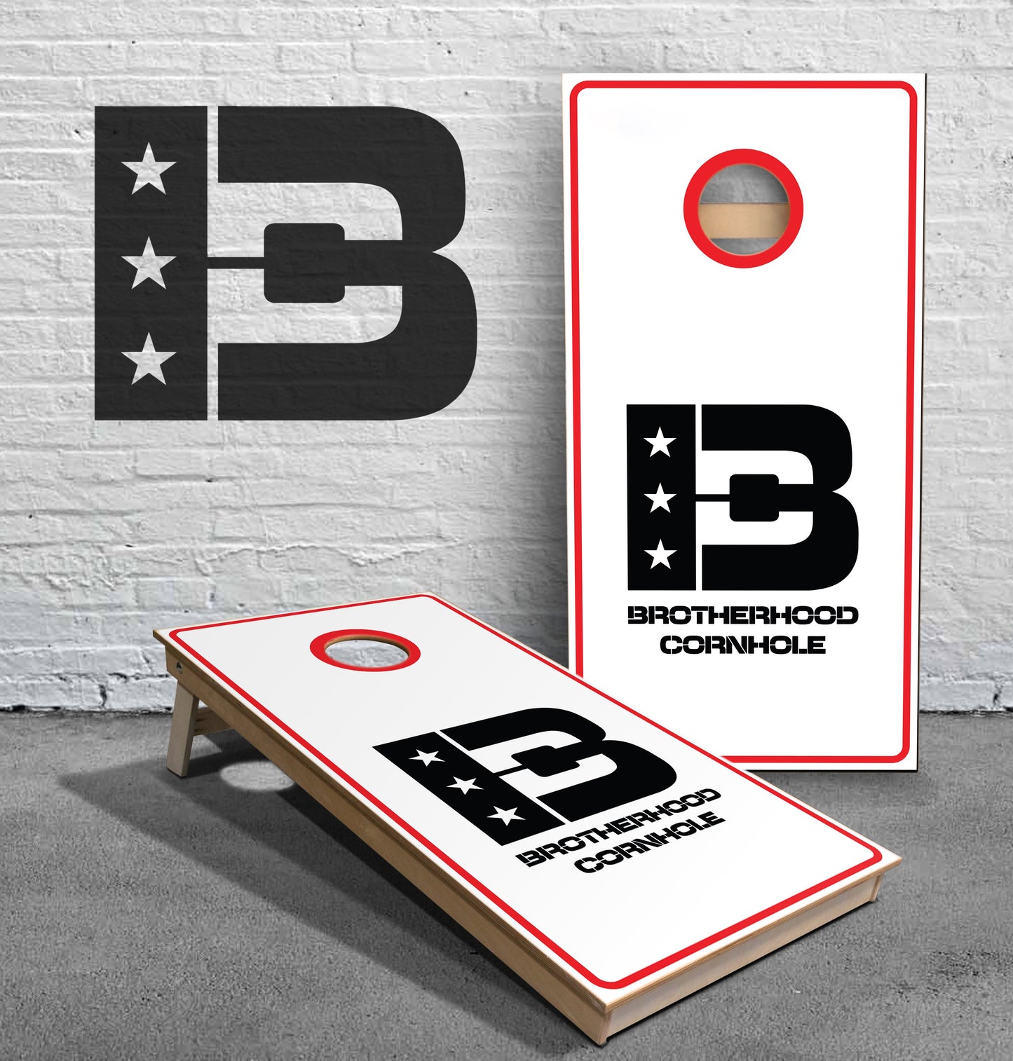 Pro Brotherhood Boards - Regulation 2' x 4' Tournament Cornhole Set 18mm(3/4") Baltic Birch!