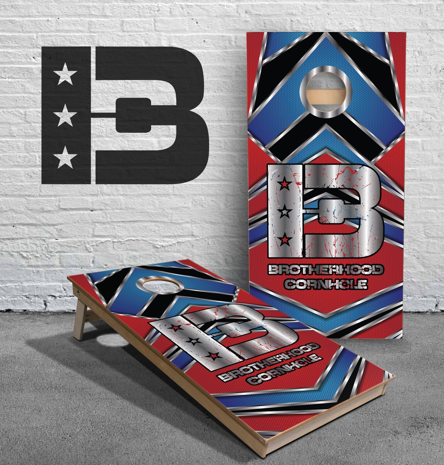 Pro Brotherhood Boards - Regulation 2' x 4' Tournament Cornhole Set 18mm(3/4") Baltic Birch!