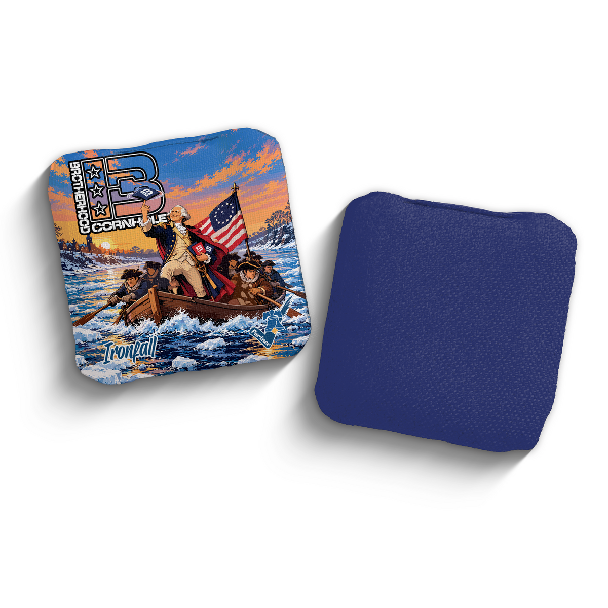Ironfall George Washington Edition PCA Stamped cornhole bags