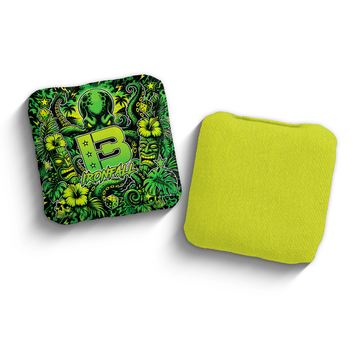 2027 Brotherhood Cornhole Ironfall Tiki Takeover Edition ACO Stamped Cornhole Bags - Kraken Cove