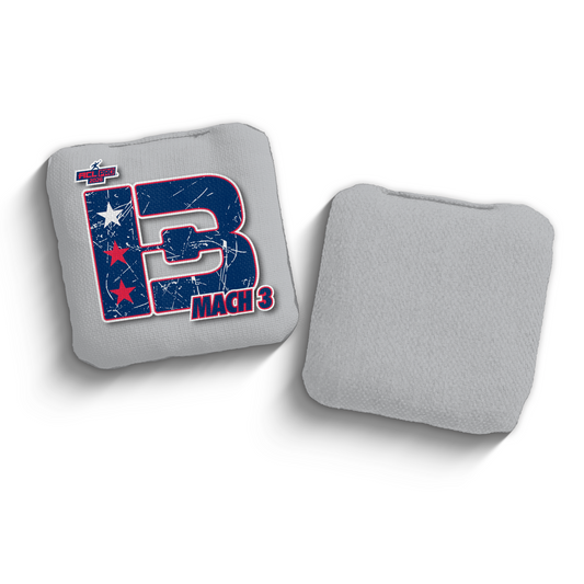 2026 Brotherhood Cornhole Mach 3 American East Division ACL Pro Stamped Cornhole Bags