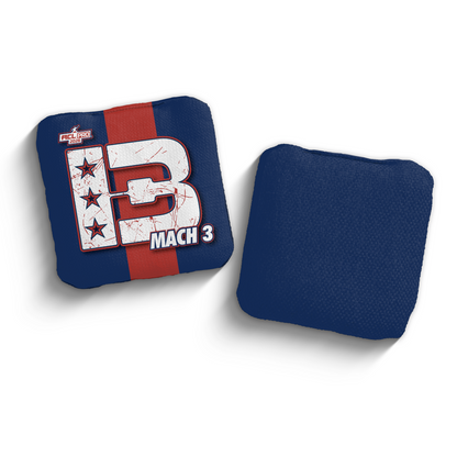 2026 Brotherhood Cornhole Mach 3 National East Division ACL Pro Stamped Cornhole Bags