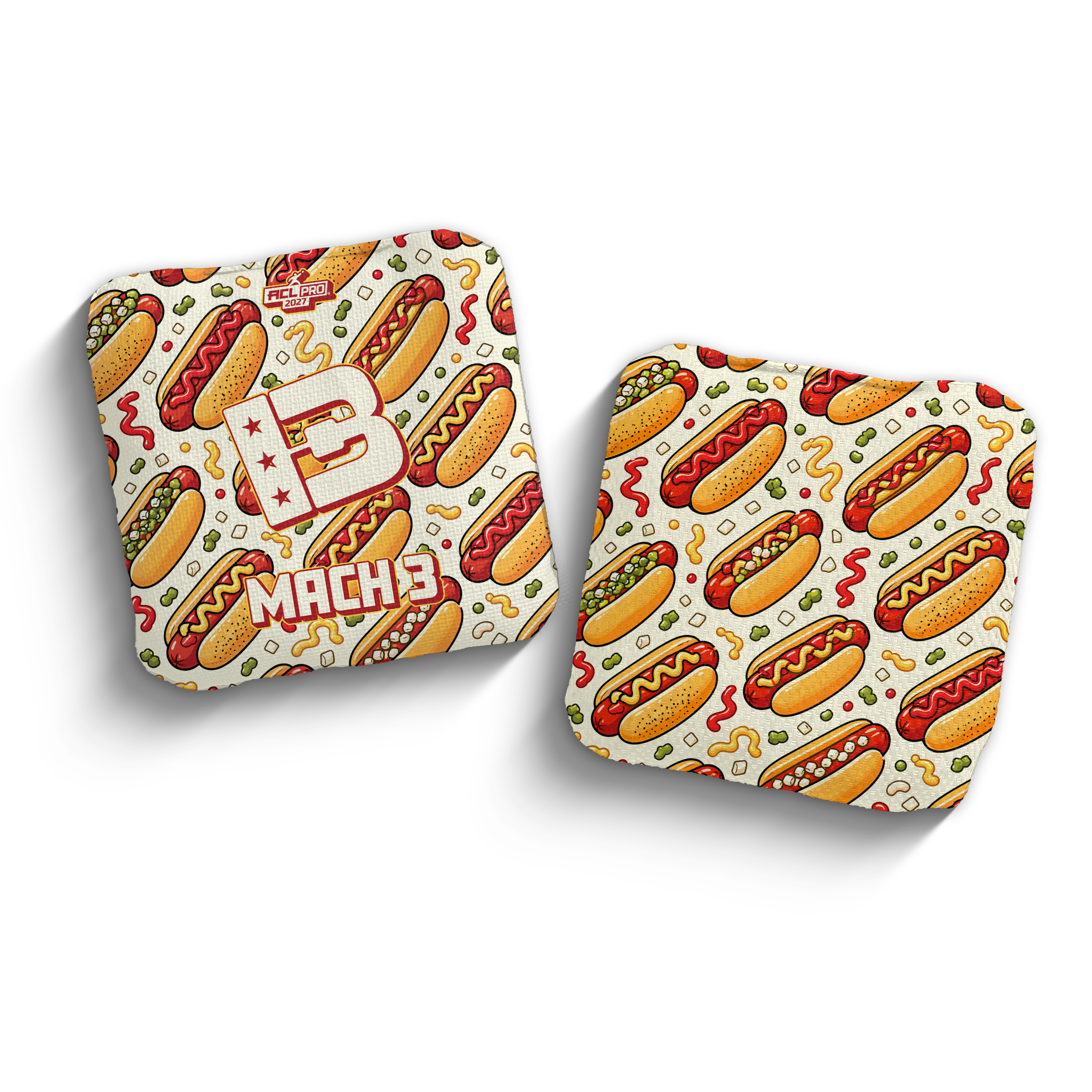 2027 Brotherhood Cornhole Mach 3 "The Glizzy" Edition ACL Pro Stamped Cornhole Bags - Brotherhood Cornhole