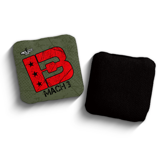 2026 Brotherhood Cornhole Mach 3 Military Grunge Edition ACL Pro Stamped Cornhole Bags