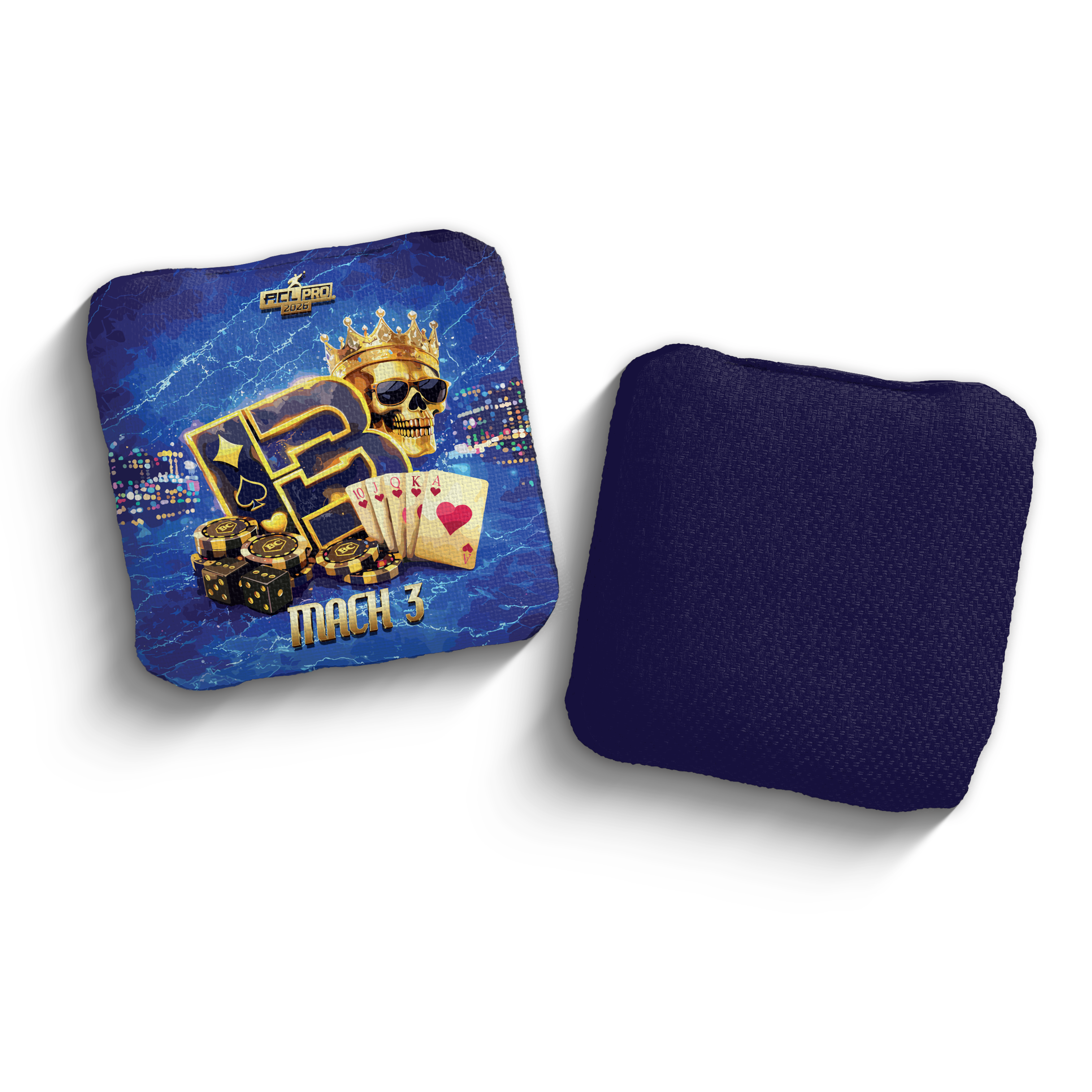 2026 Brotherhood Cornhole Mach 3 High Stakes Edition ACL Pro Stamped Cornhole Bags - Brotherhood Cornhole