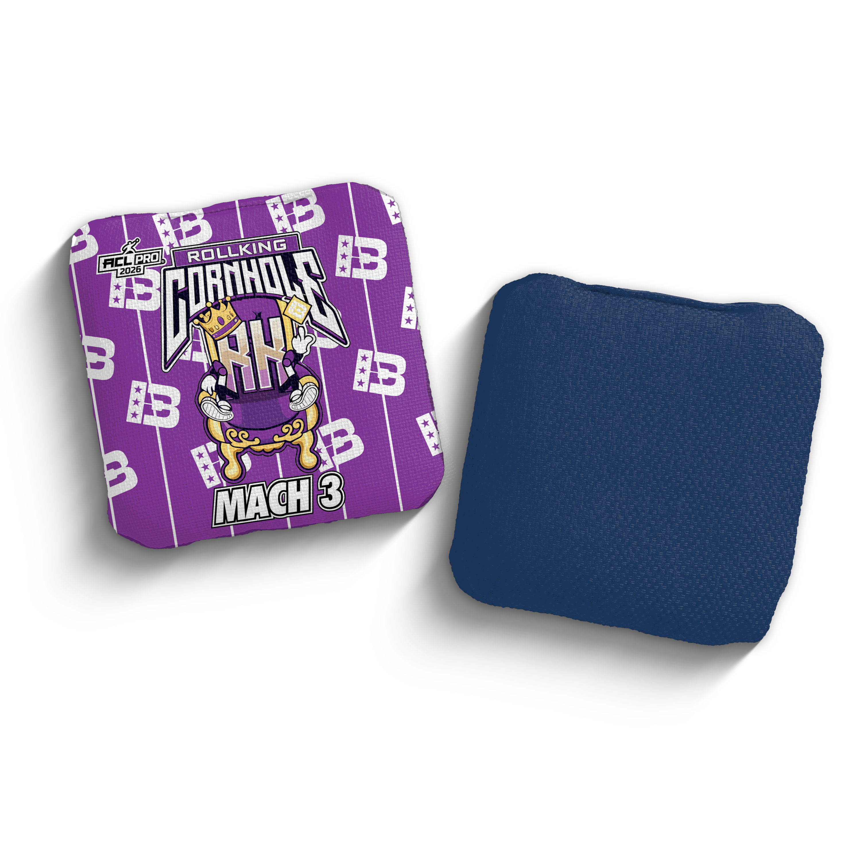 2026 Brotherhood Cornhole Mach 3 Roll King Edition ACL Pro Stamped Cornhole Bags - Brotherhood Cornhole