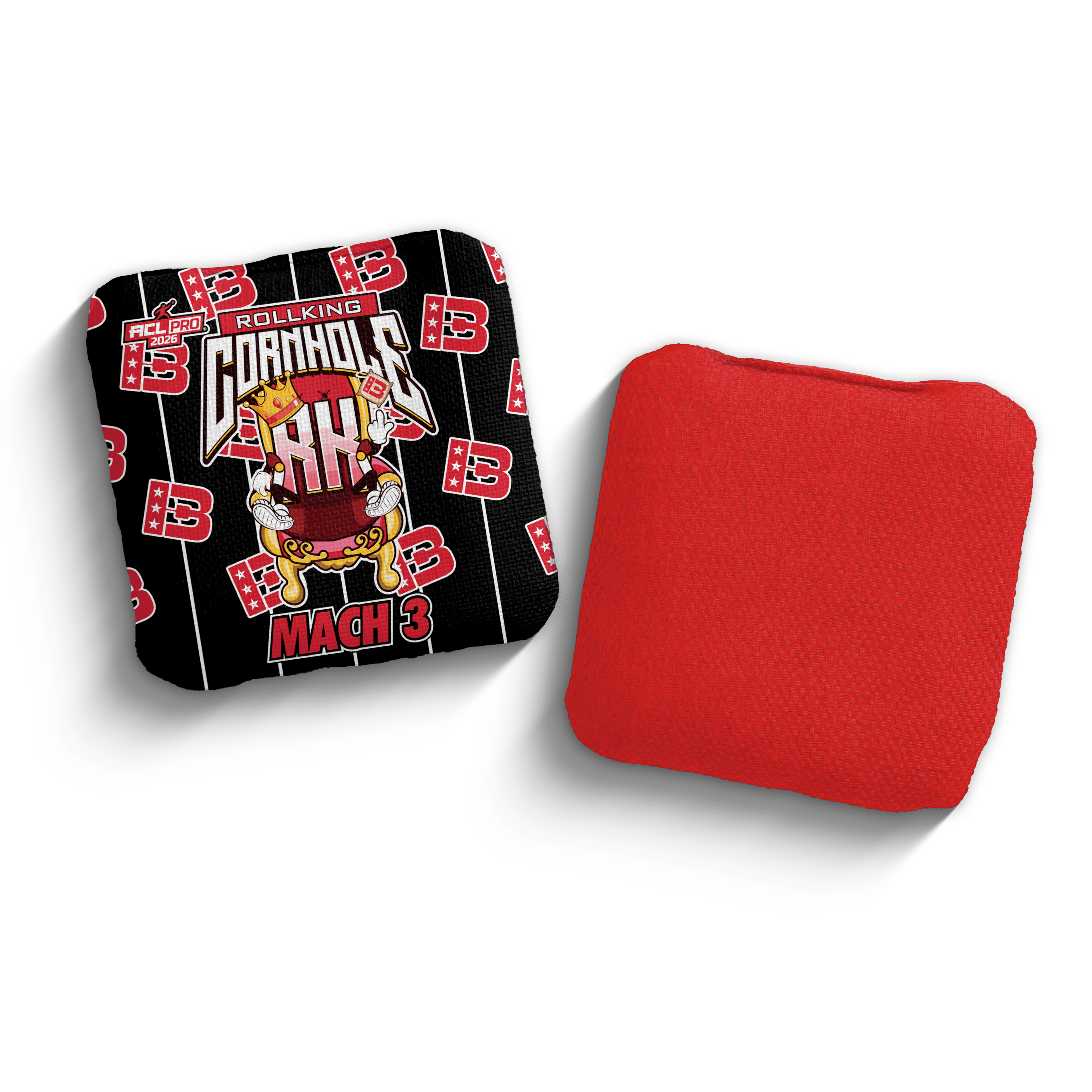 2026 Brotherhood Cornhole Mach 3 Roll King Edition ACL Pro Stamped Cornhole Bags - Brotherhood Cornhole