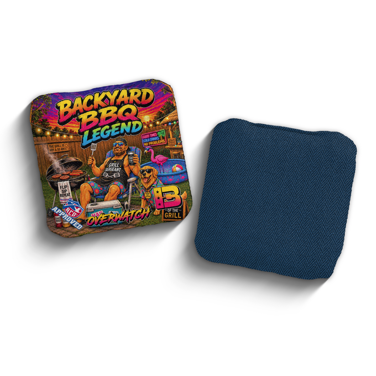 Overwatch BBQ ACO Stamped Cornhole Bags
