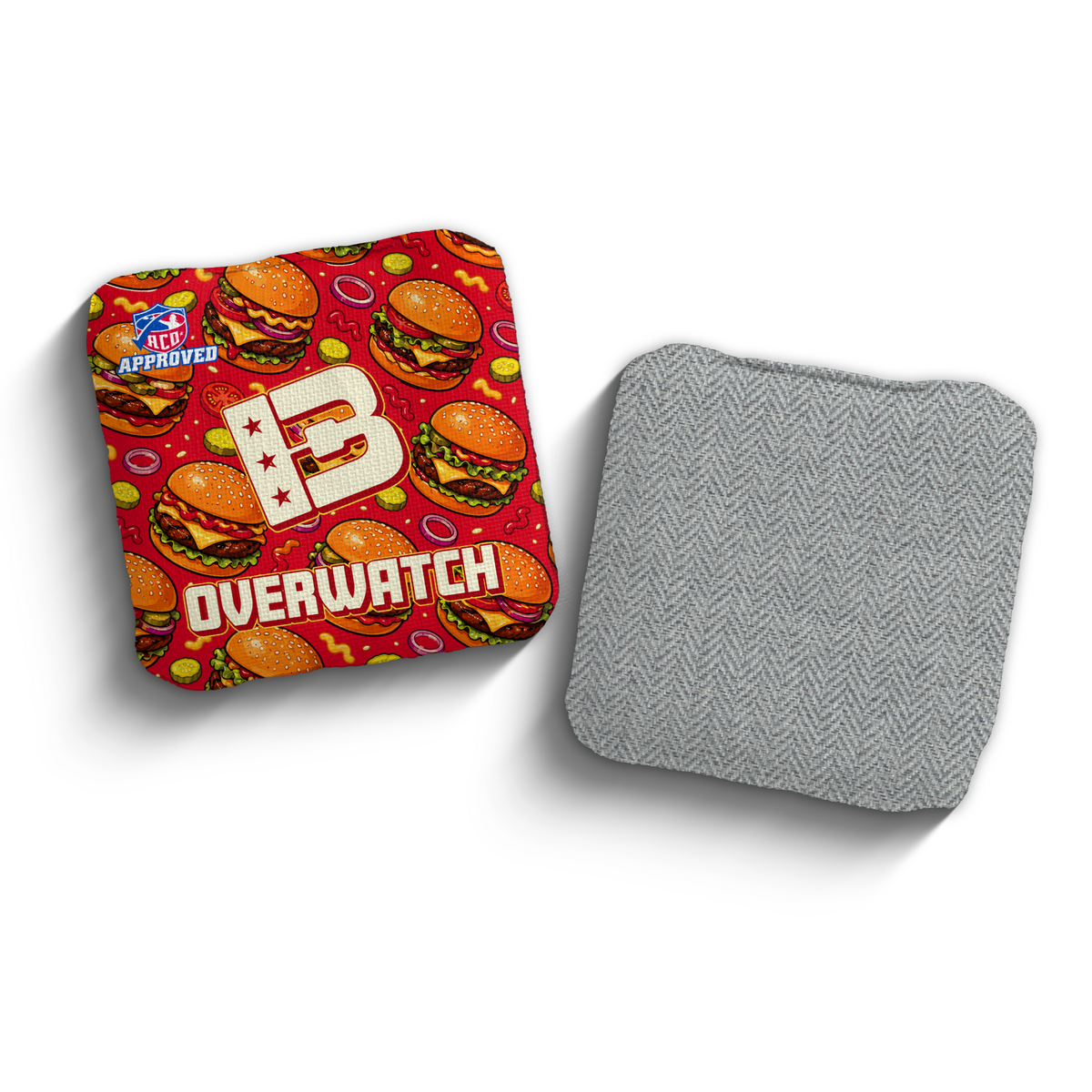 Overwatch The Burger Edition ACO Stamped cornhole bags