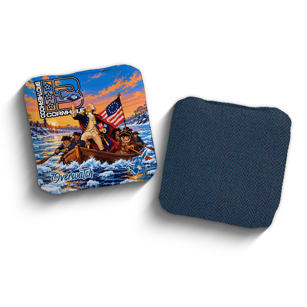 Overwatch George Washington Edition PCA Stamped cornhole bags