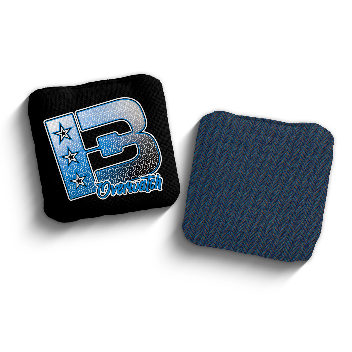 2027 Brotherhood Cornhole Overwatch Hexagon Edition Cornhole Bags - Blue