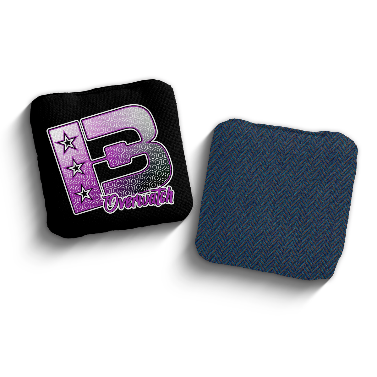 2027 Brotherhood Cornhole Overwatch Hexagon Edition Cornhole Bags - Purple