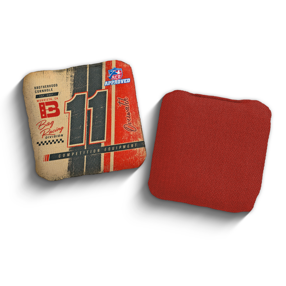 Overwatch Pole Position Red ACO stamped cornhole bags