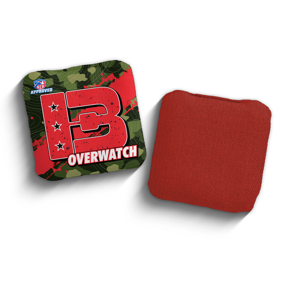 2027 Brotherhood Cornhole Overwatch Ridgeline Edition ACO Stamped Cornhole Bags - Red
