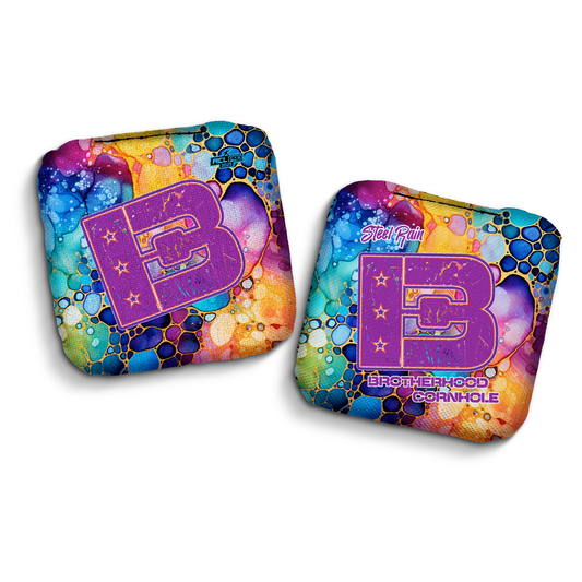 2025 Brotherhood Cornhole Steel Rain Oil Paint Edition ACL Pro Stamped Cornhole Bags