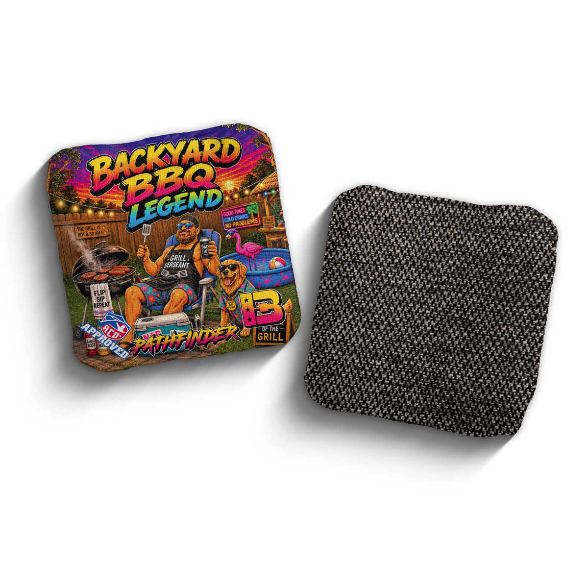 Pathfinder BBQ ACO Stamped Cornhole Bags