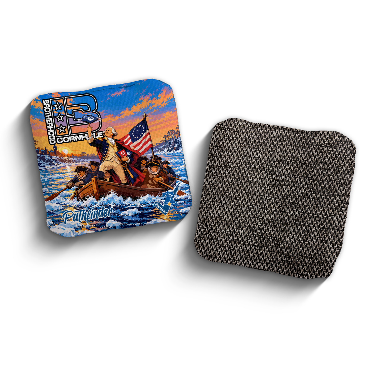 Pathfinder George Washington Edition PCA Stamped cornhole bags