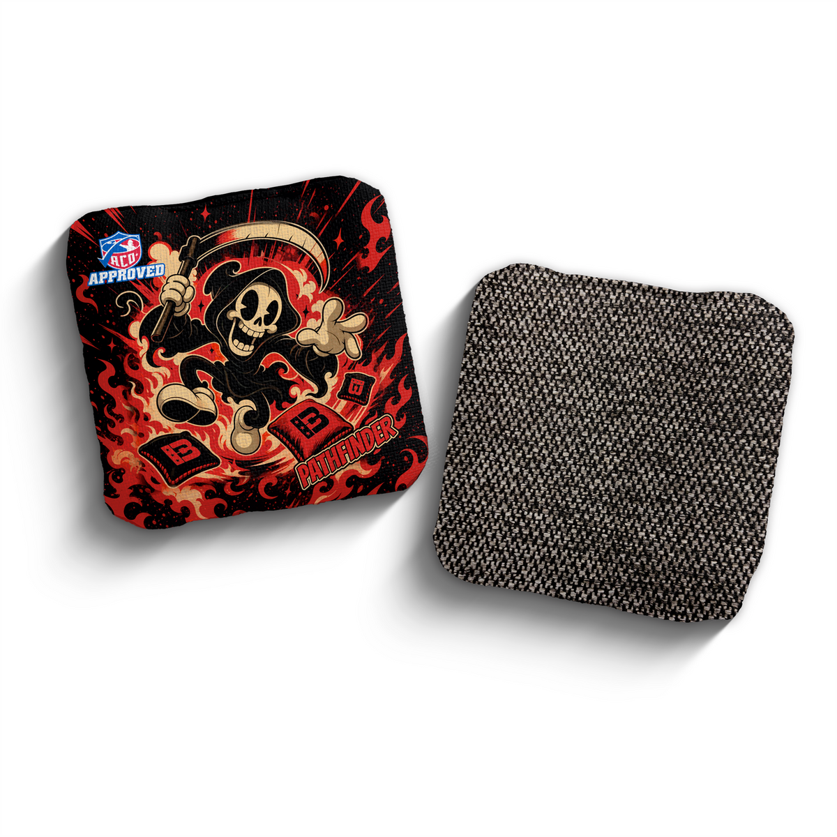 2027 Brotherhood Cornhole Pathfinder Reaper Parade Edition ACO Stamped Cornhole Bags - Red