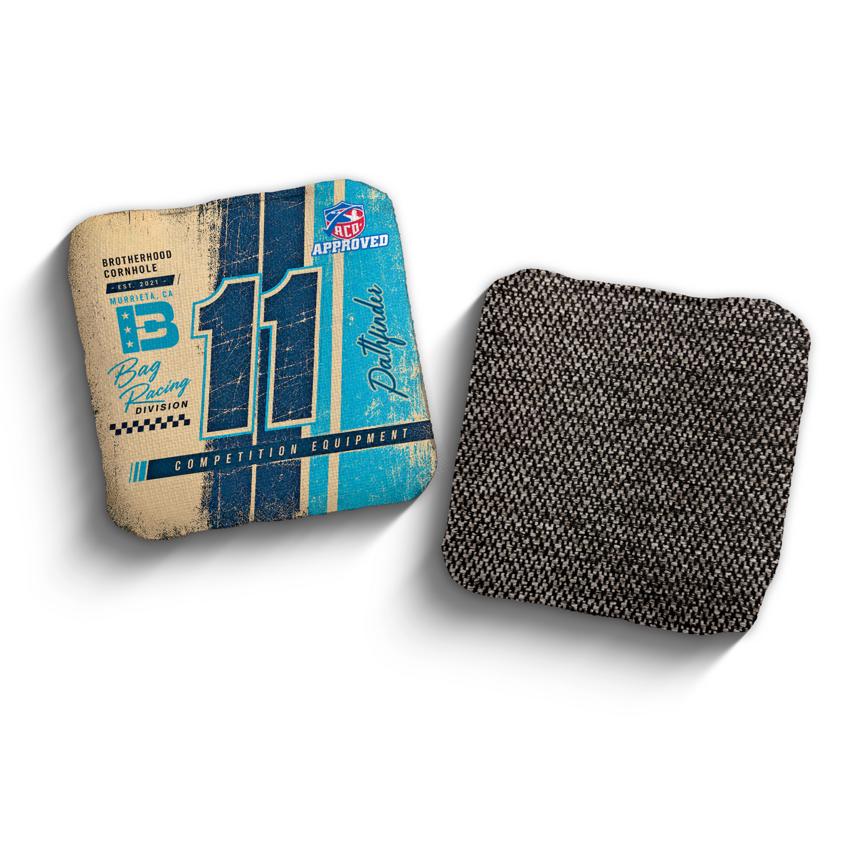 Pathfinder Pole Position Blue ACO stamped cornhole bags