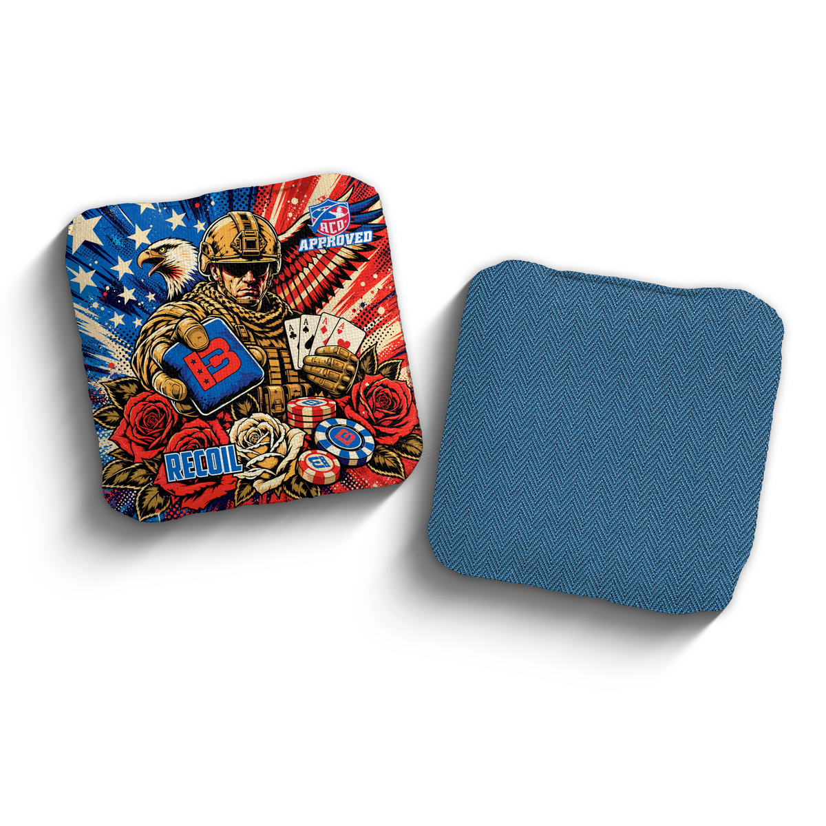 2027 Brotherhood Cornhole Recoil Gambling Ranger Edition ACO Stamped Cornhole Bags