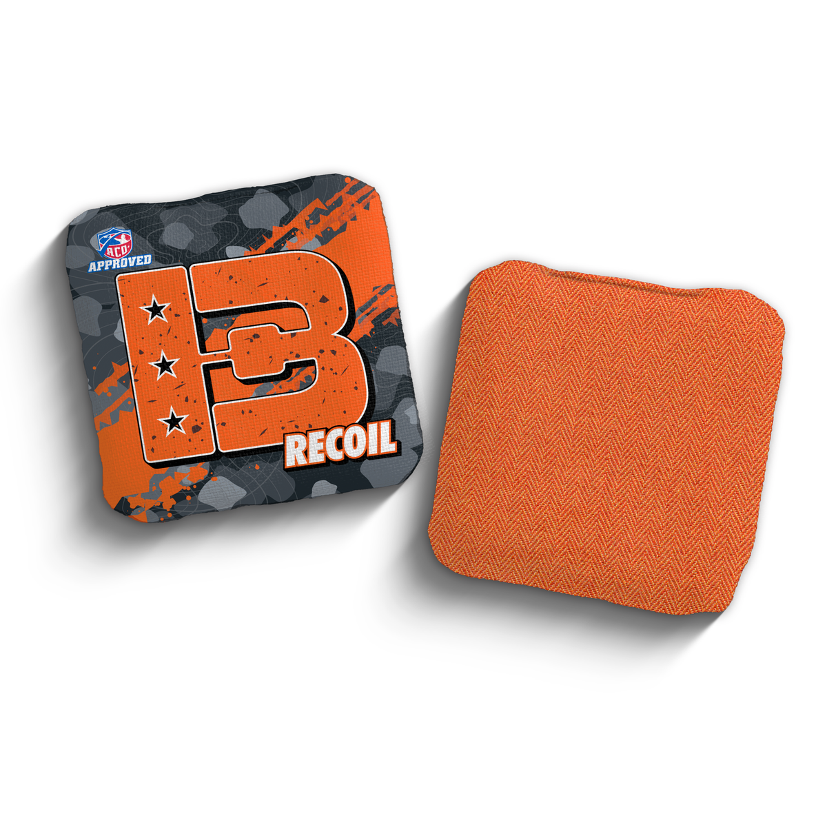 2027 Brotherhood Cornhole Recoil Ridgeline Edition ACO Stamped Cornhole Bags - Orange
