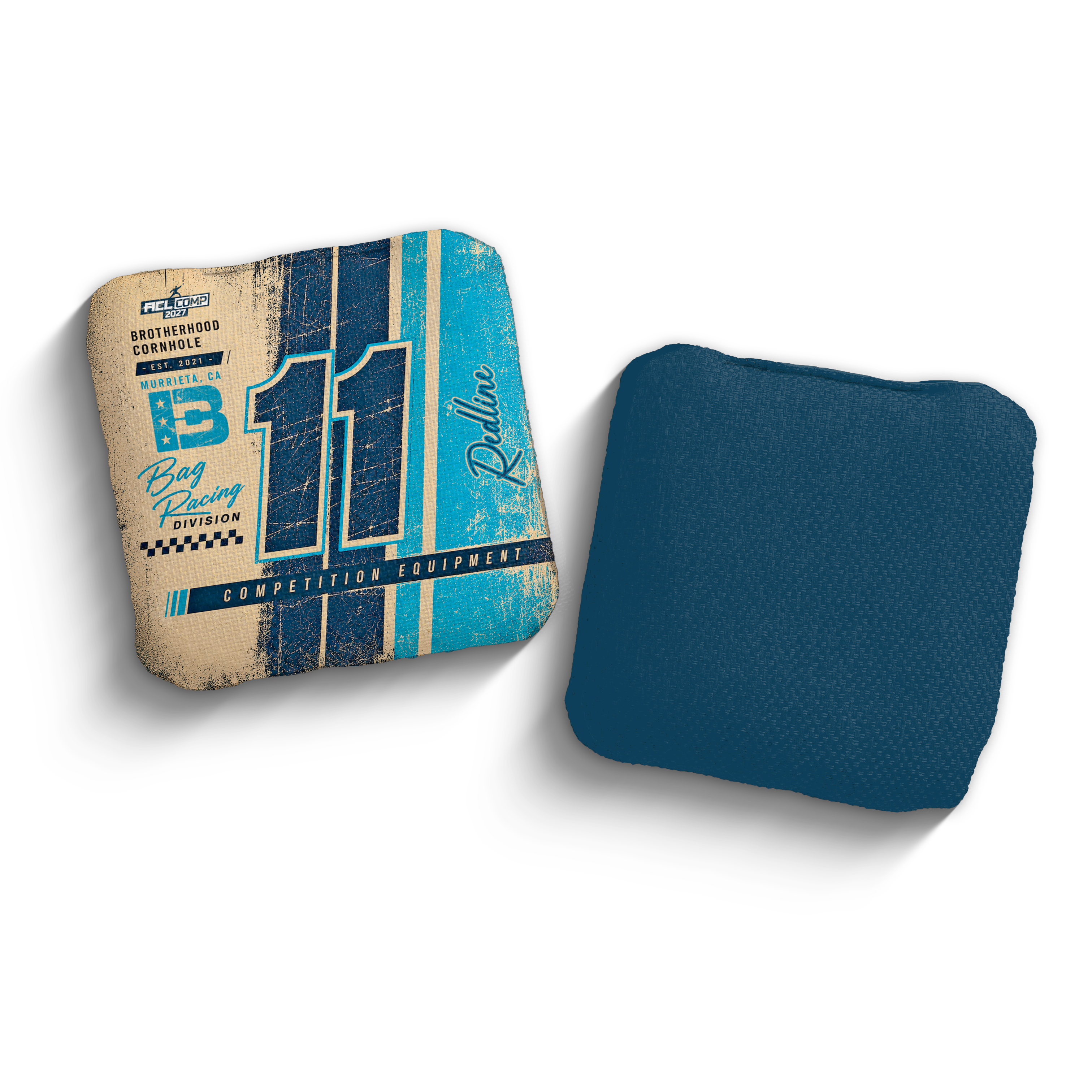 2027 Brotherhood Cornhole Redline Pole Position Edition ACL Pro Stamped Cornhole Bags - Brotherhood Cornhole