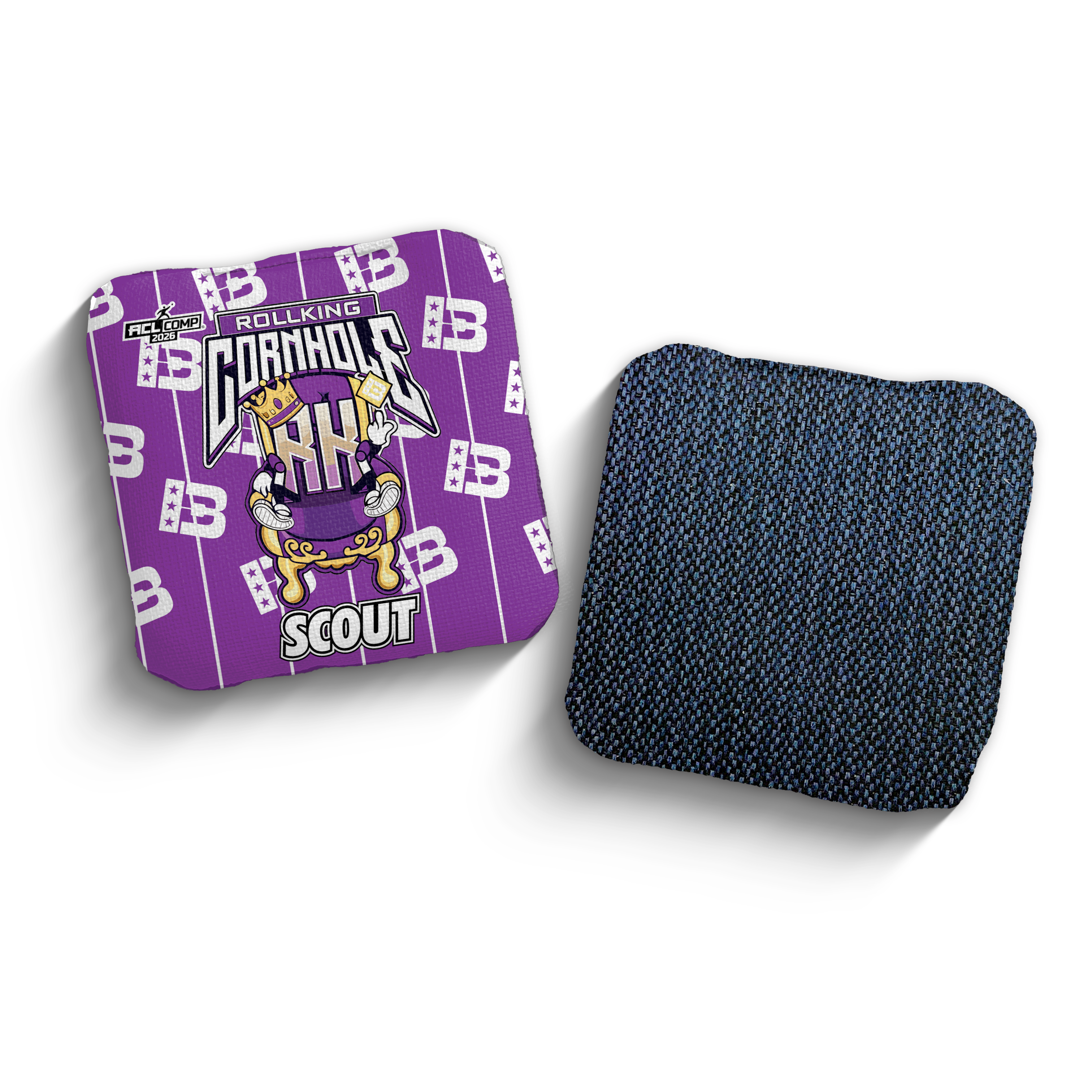 2026 Brotherhood Cornhole Scout Roll King Edition ACL Comp Stamped Cornhole Bags - Brotherhood Cornhole