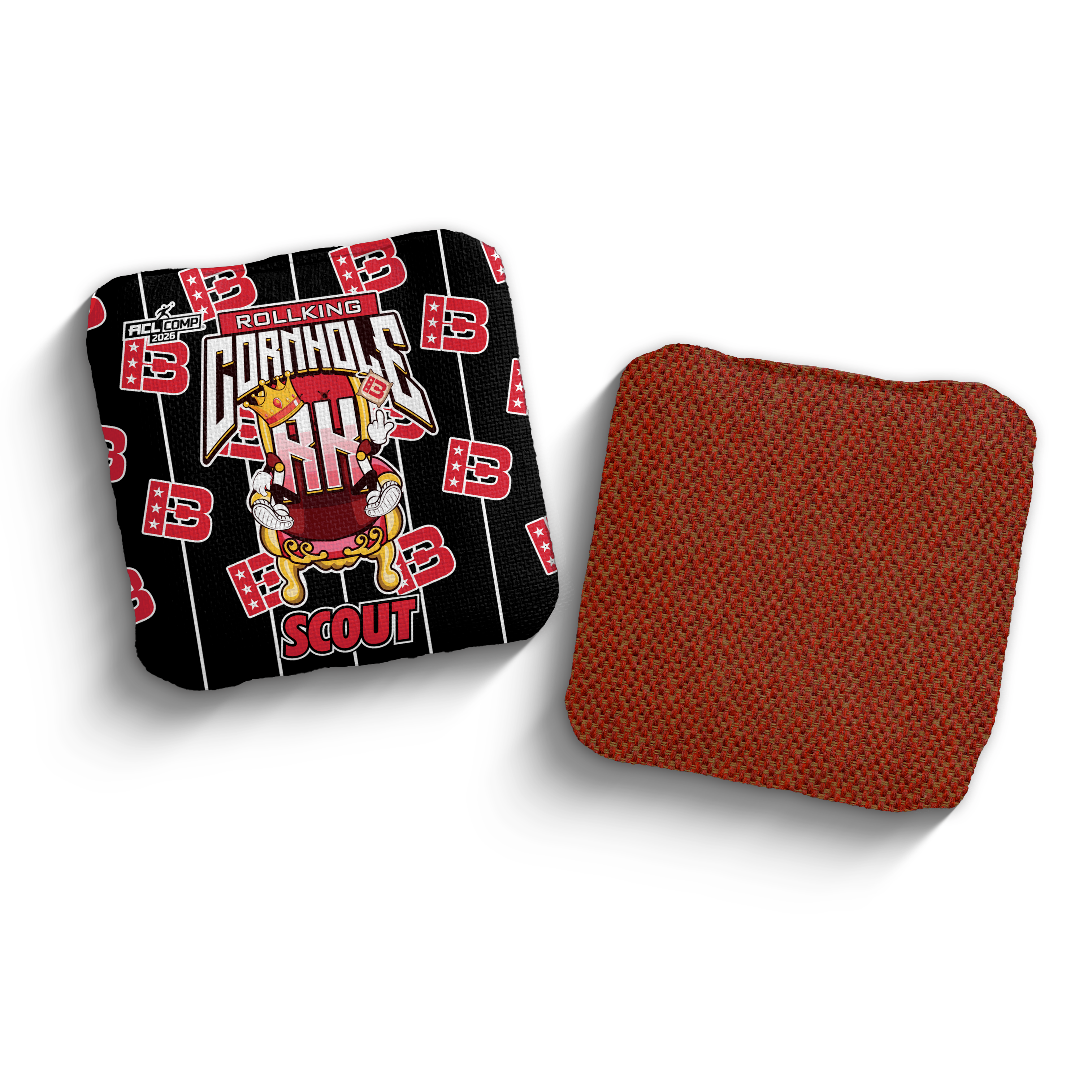 2026 Brotherhood Cornhole Scout Roll King Edition ACL Comp Stamped Cornhole Bags - Brotherhood Cornhole