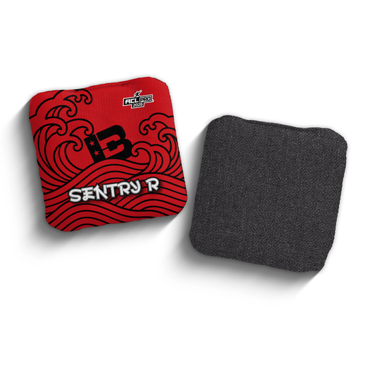 2026 Brotherhood Cornhole Sentry Japanese Wave Edition ACL Pro Stamped Cornhole Bags
