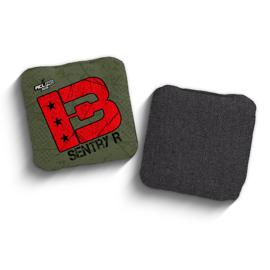 2026 Brotherhood Cornhole Sentry Military Grunge Edition ACL Pro Stamped Cornhole Bags