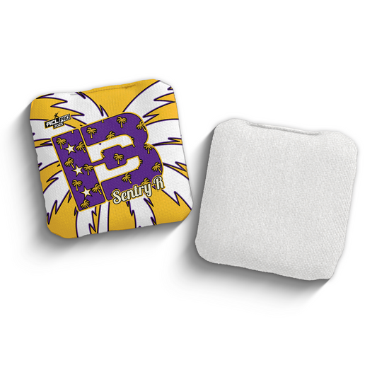 2025 Brotherhood Cornhole Sentry Palm Edition ACL Pro Stamped Cornhole Bags
