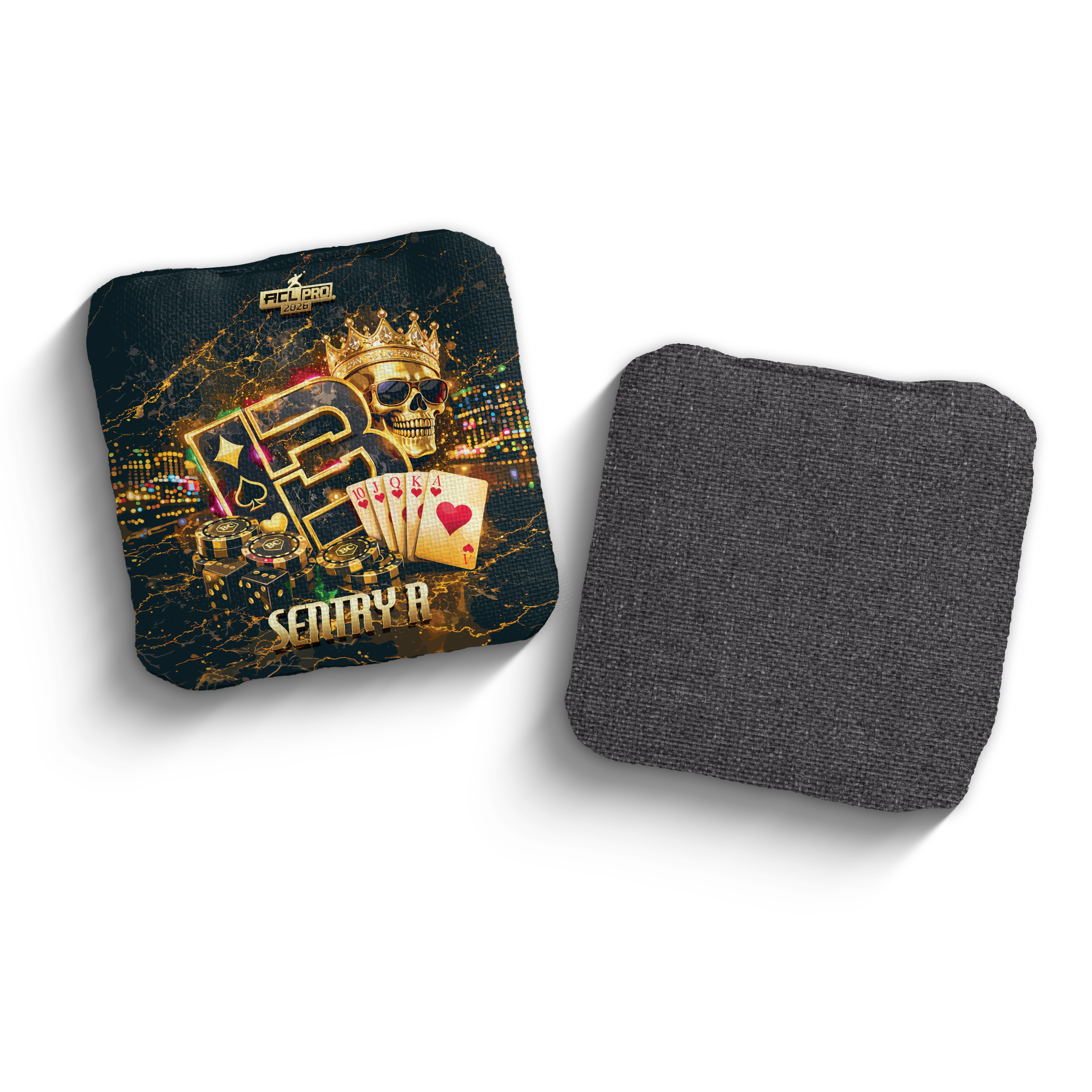 2026 Brotherhood Cornhole Sentry High Stakes Edition ACL Pro Stamped Cornhole Bags - Brotherhood Cornhole