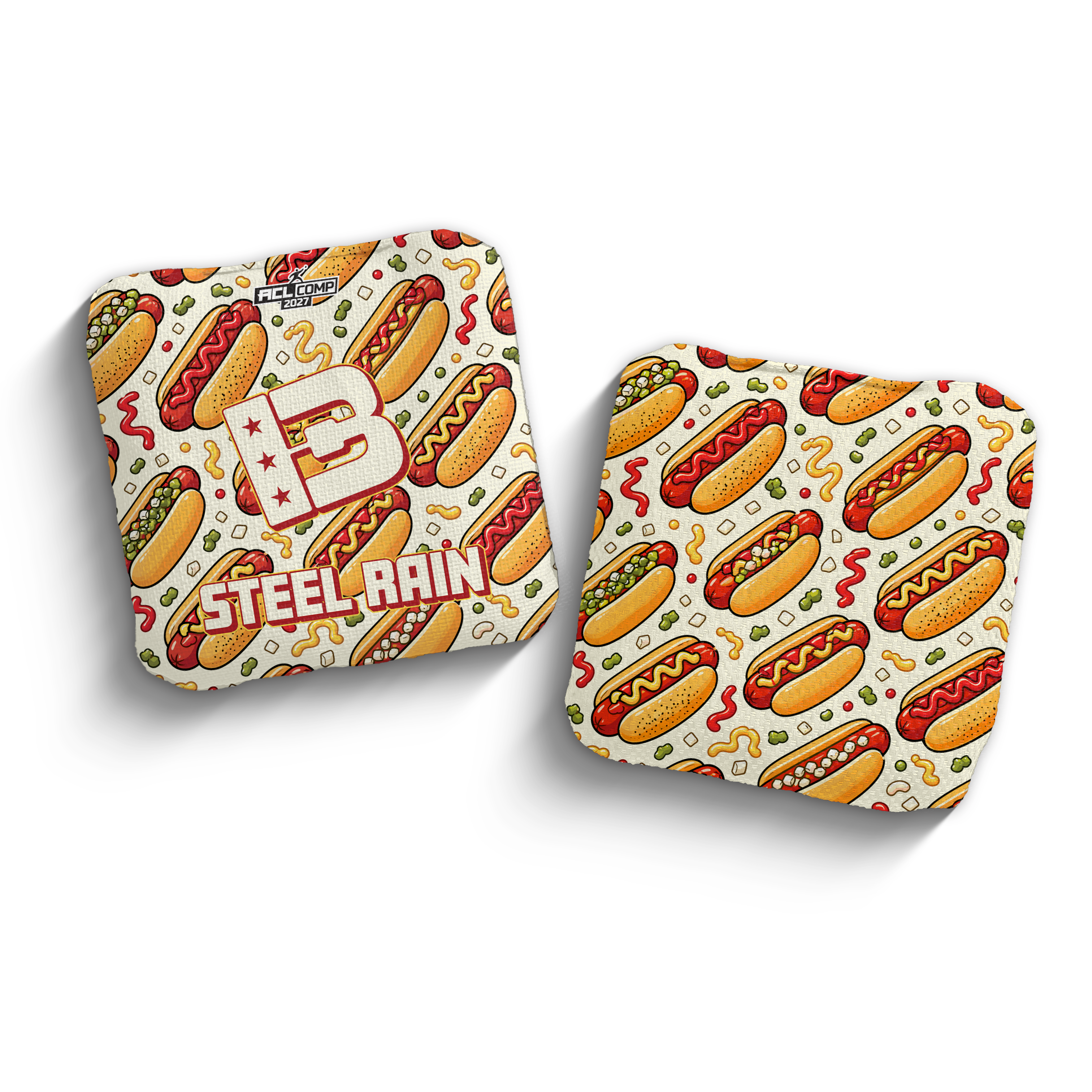 2027 Brotherhood Cornhole Steel Rain "The Glizzy" Edition ACL Pro Stamped Cornhole Bags - Brotherhood Cornhole