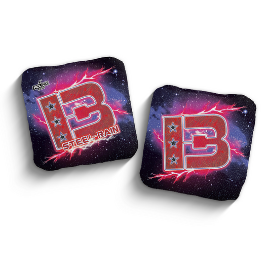 2025 Brotherhood Cornhole Steel Rain Electric Edition ACL Pro Stamped Cornhole Bags