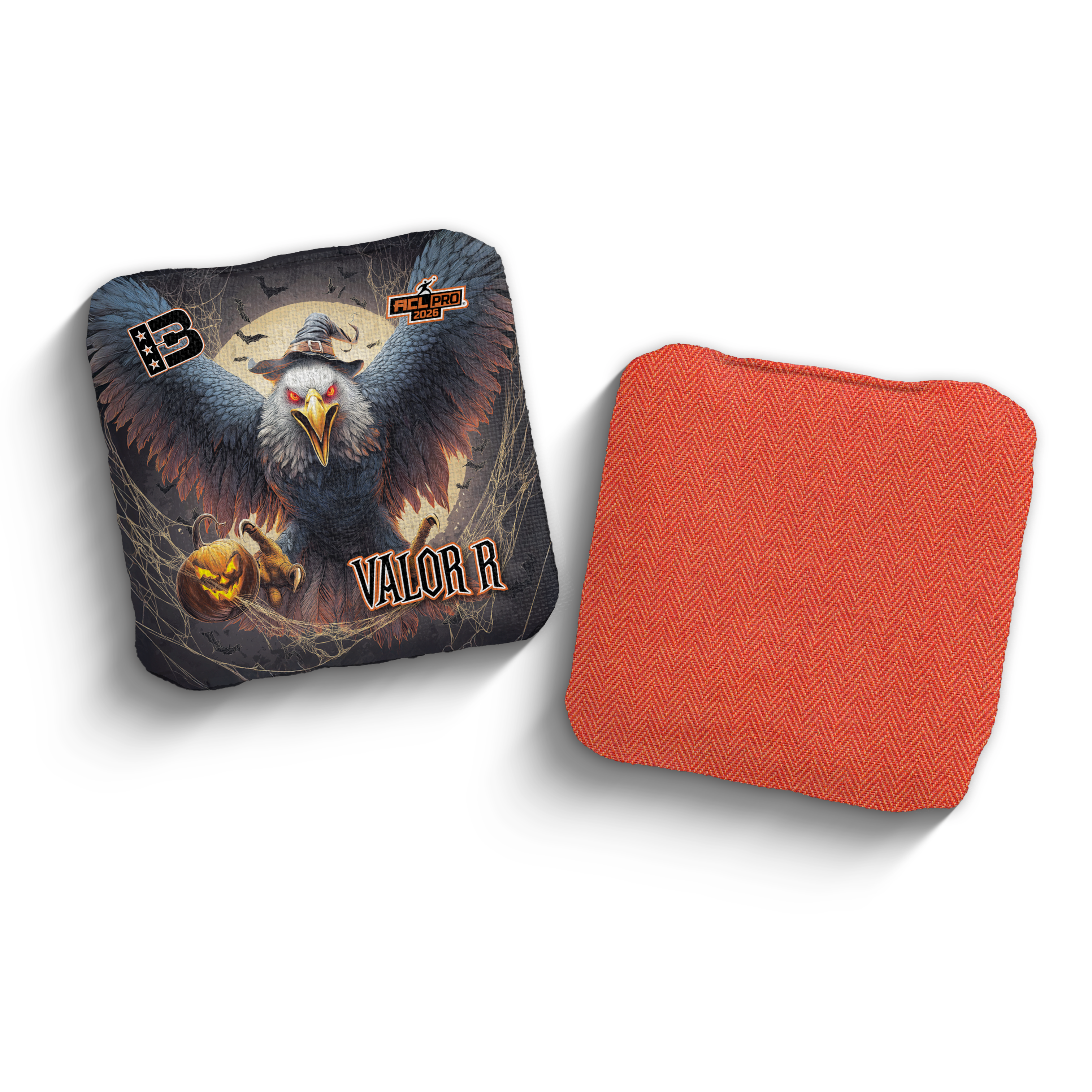 2026 Brotherhood Cornhole Valor Halloween Edition ACL Pro Stamped Cornhole Bags
