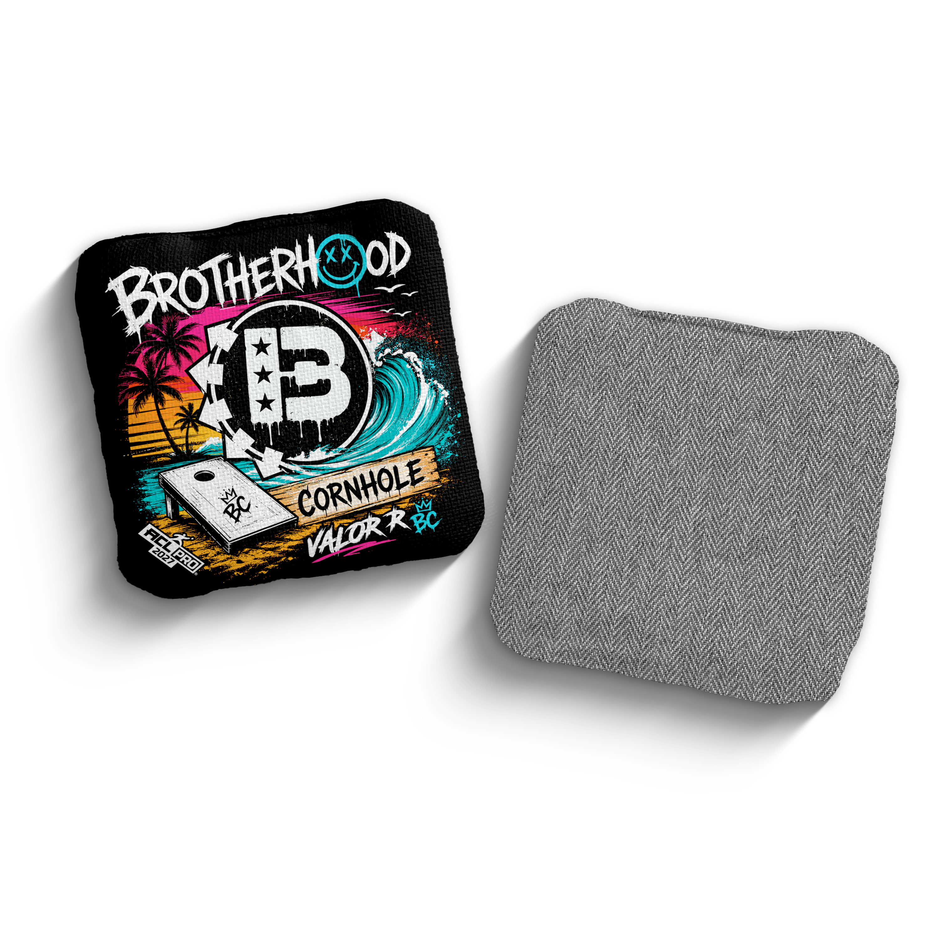 2027 Brotherhood Cornhole Valor Beach Punk Edition ACL Pro Stamped Cornhole Bags - Brotherhood Cornhole