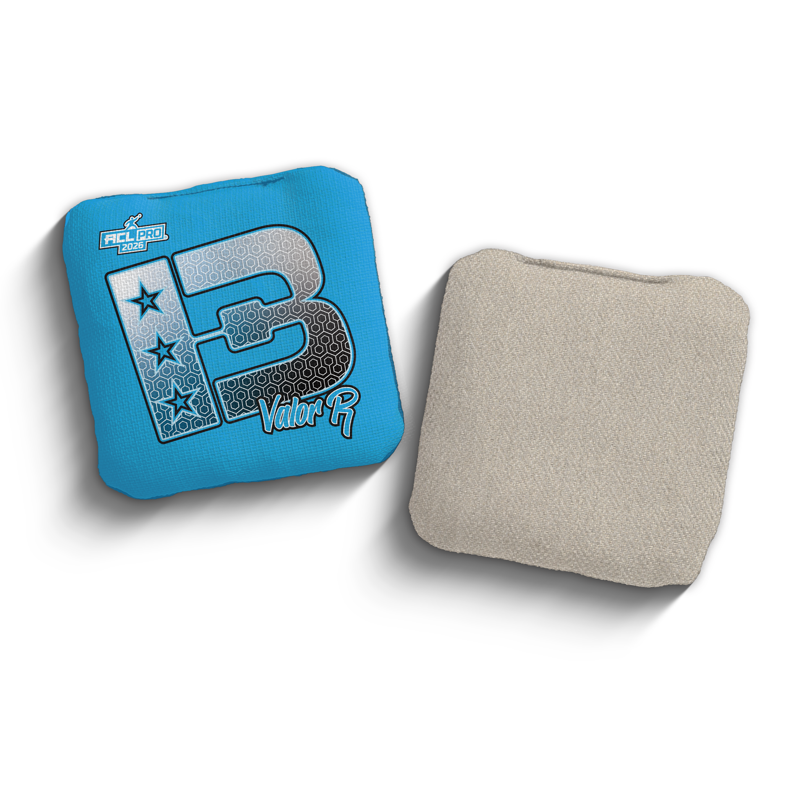 2026 Brotherhood Cornhole Valor Blue Hex Edition ACL Pro Stamped Cornhole Bags