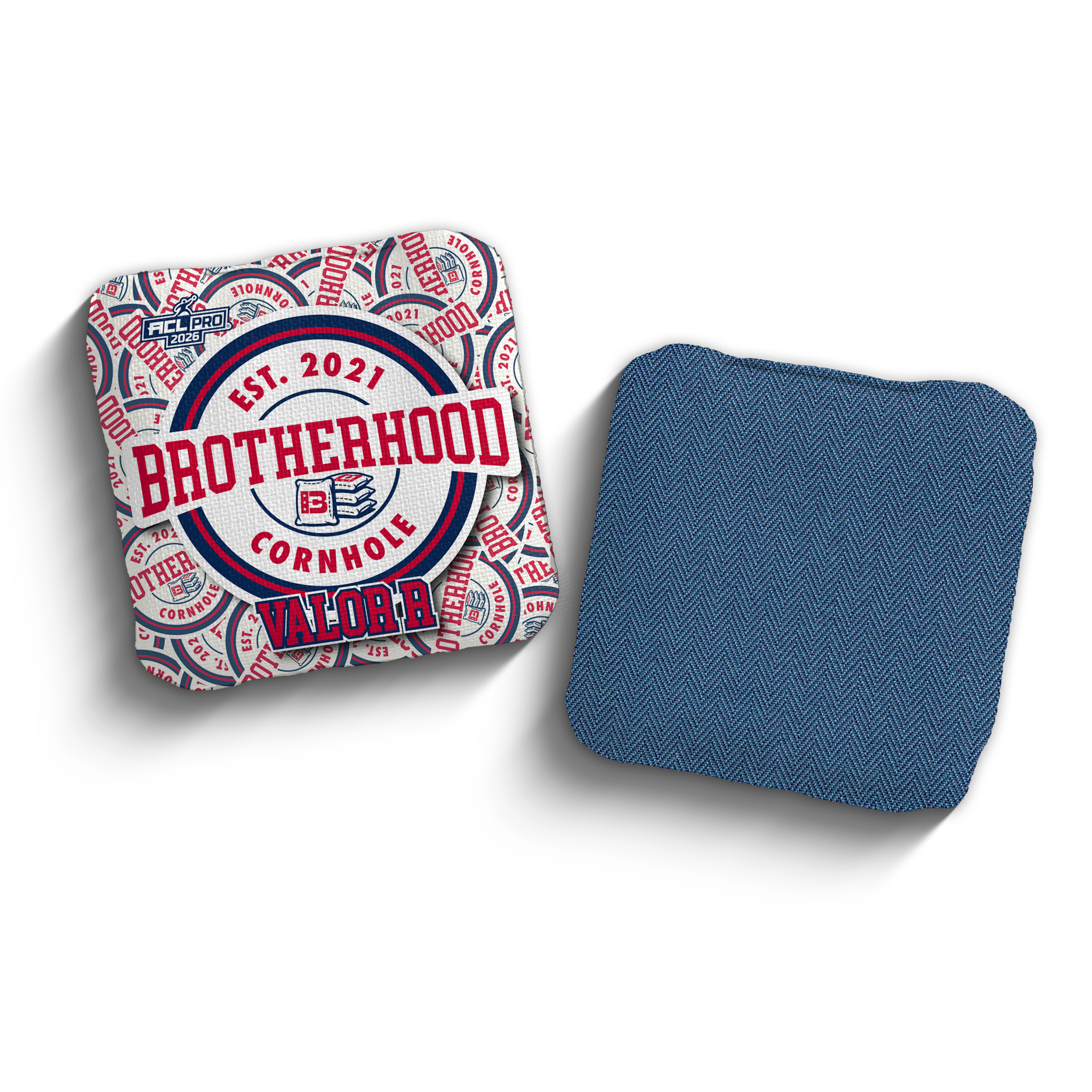 2026 Brotherhood Cornhole Valor Sticker Edition ACL Pro Stamped Cornhole Bags