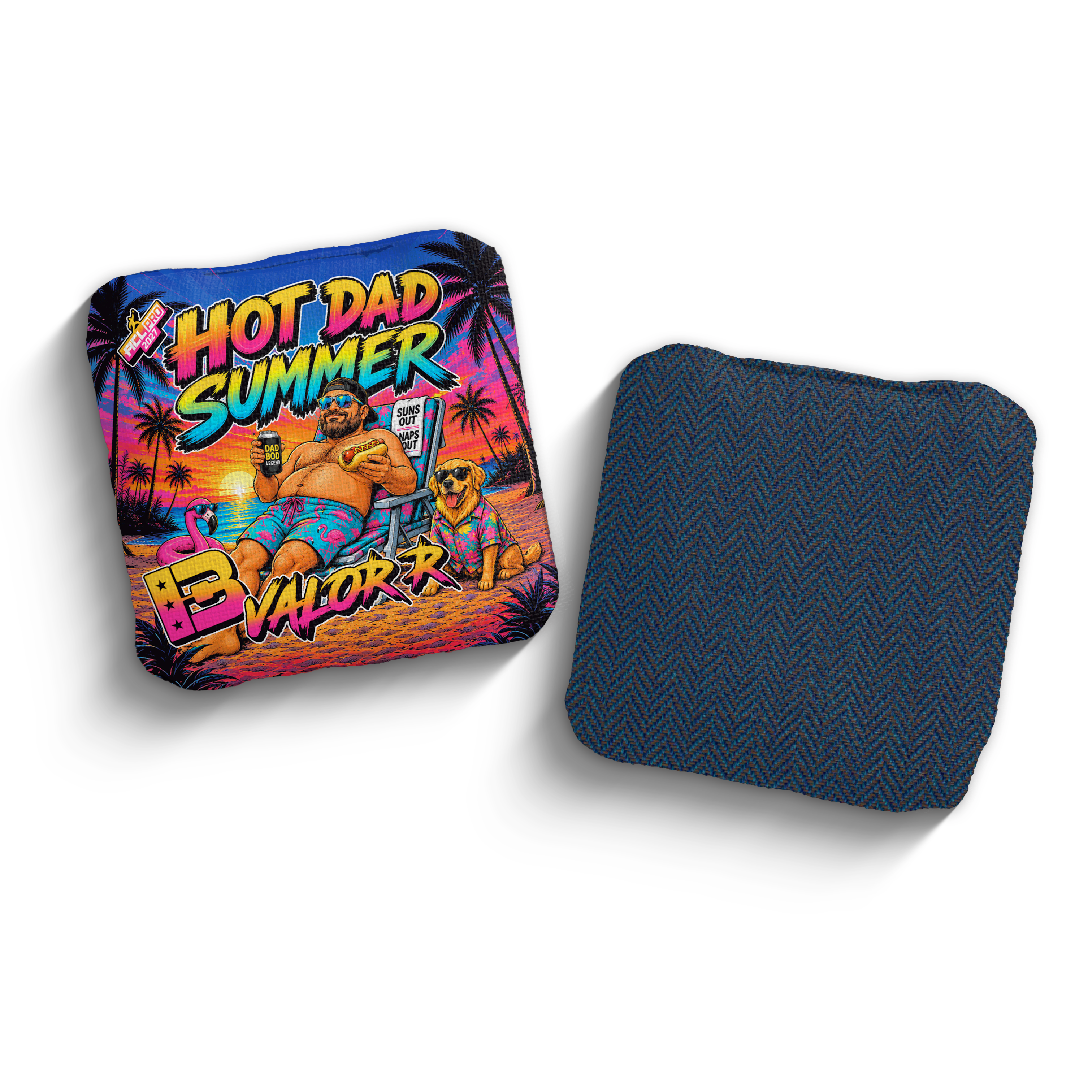 2027 Brotherhood Cornhole Valor Hot Dad Summer Edition ACL Pro Stamped Cornhole Bags