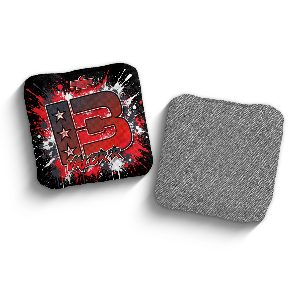 2027 Brotherhood Cornhole Valor Splatter Edition ACL Pro Stamped Cornhole Bags