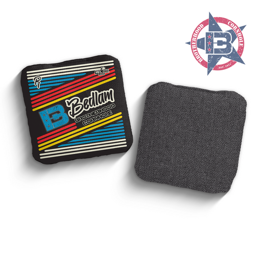 2025 Brotherhood Cornhole Bedlam Vintage Edition ACL Pro Stamped Cornhole Bags