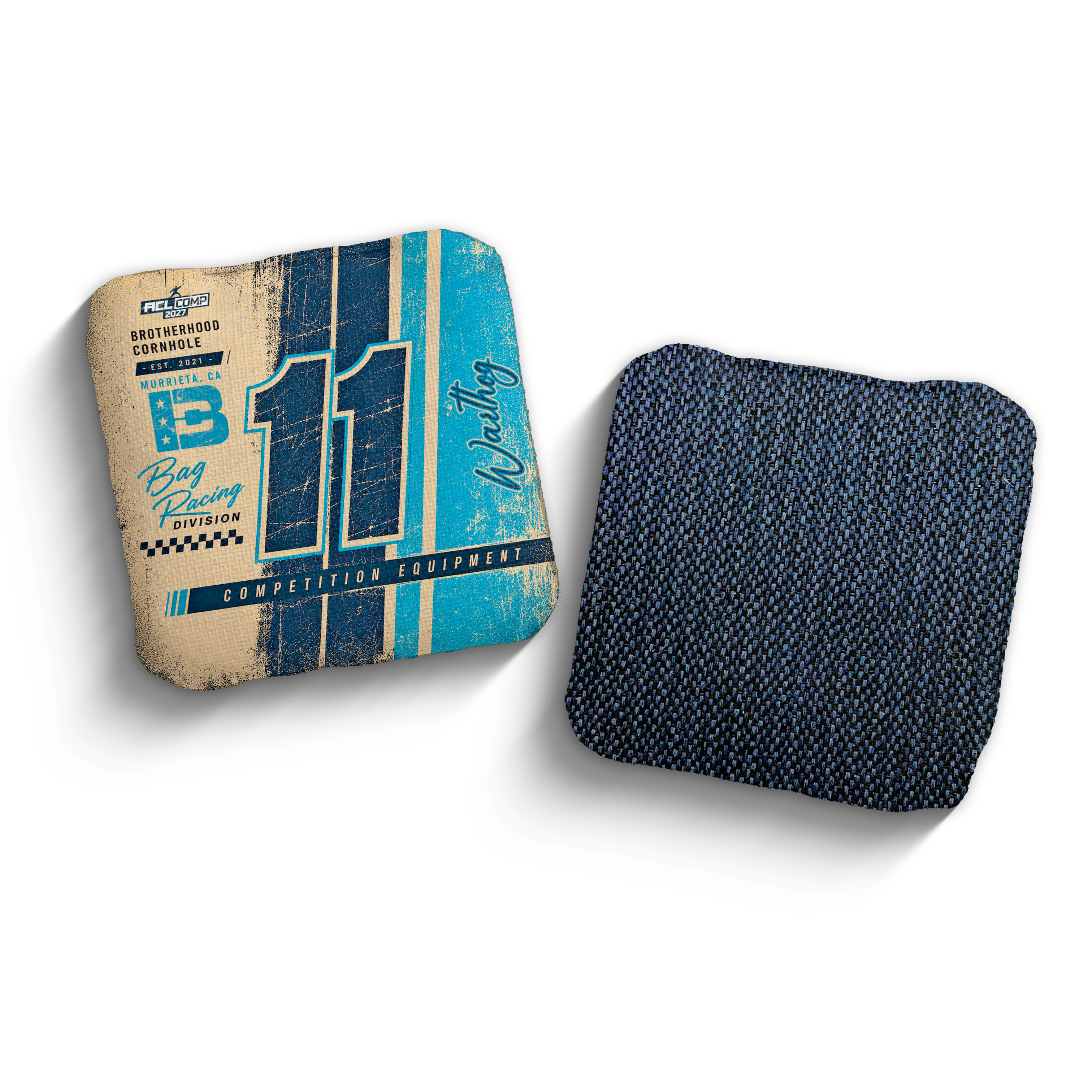 2027 Brotherhood Cornhole Warthog Pole Position Edition ACL Pro Stamped Cornhole Bags - Brotherhood Cornhole